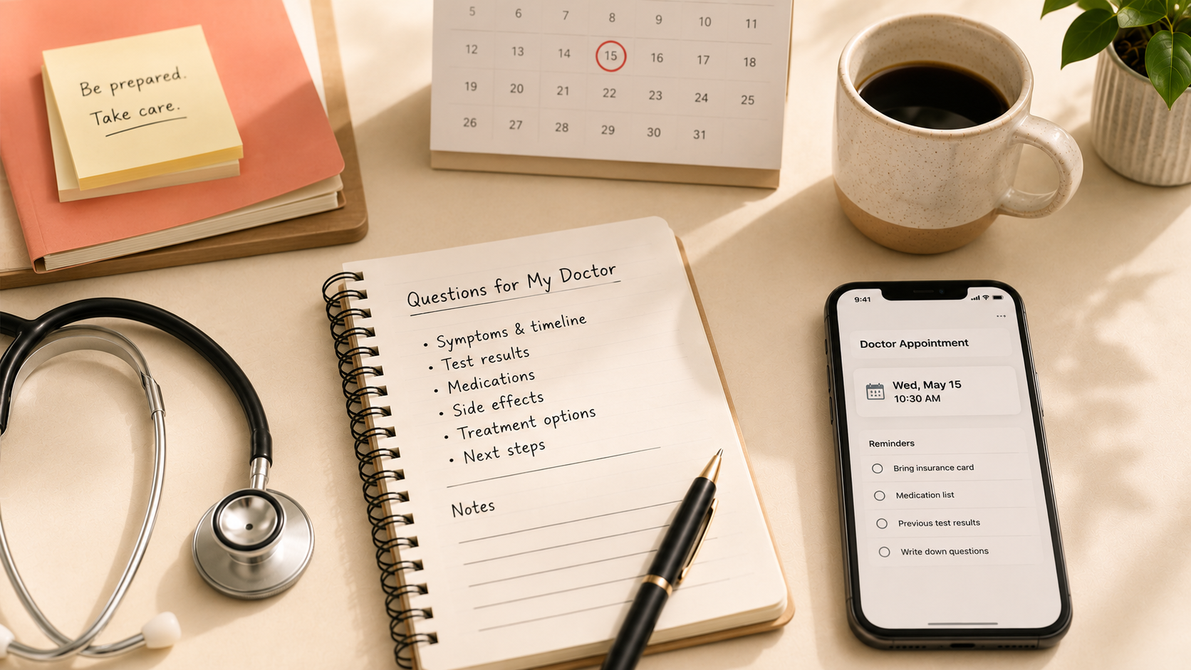 How to Prepare for a Doctor Appointment (in 15 Minutes)